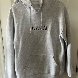 Men's “RAW” Gray Pullover Hoodie